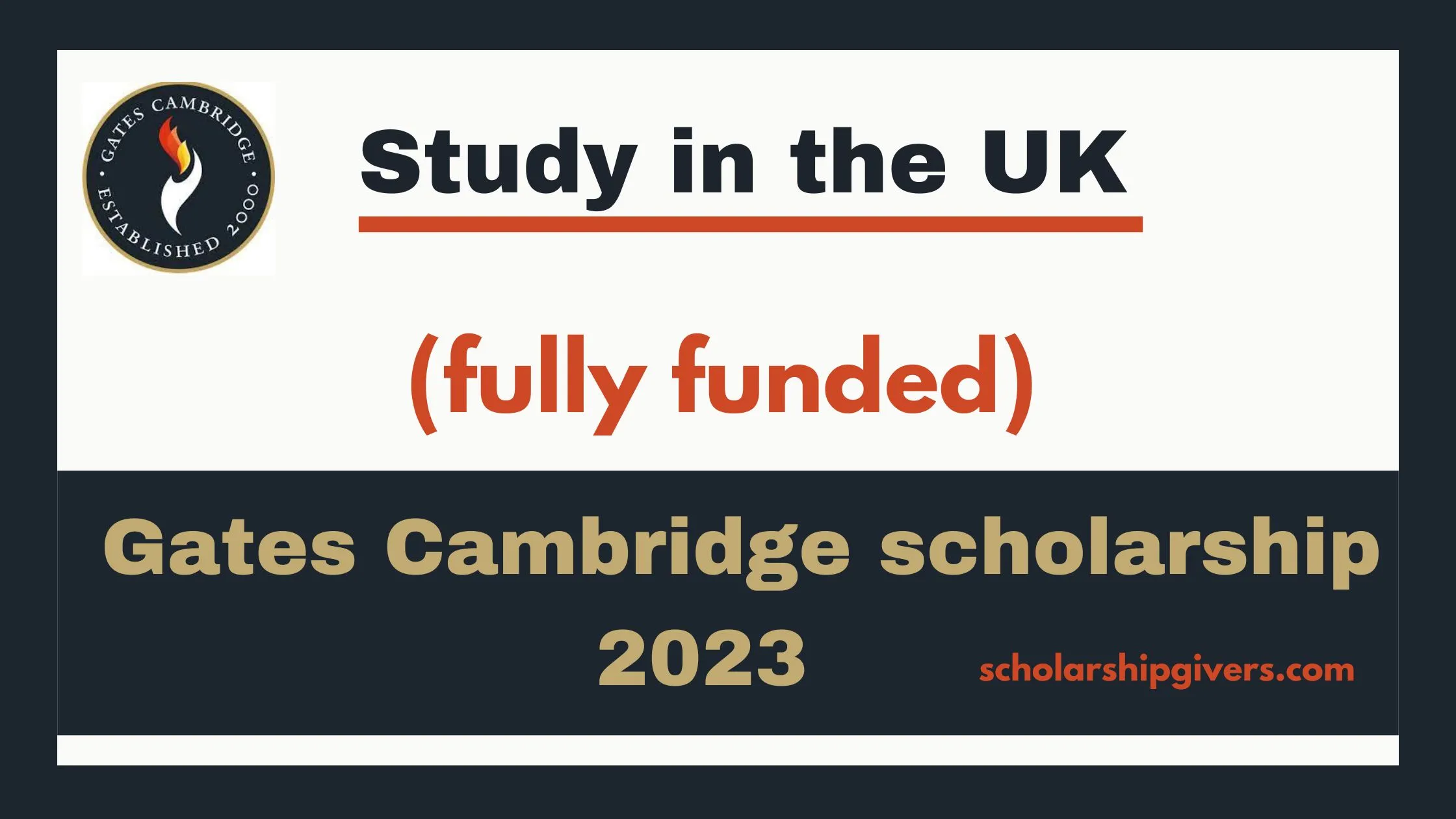 It would be most beneficial if you pursued your studies in the UK. Congratulations! There is currently an opening for the Gates Cambridge Scholarship 2023.