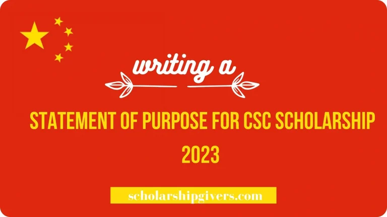 Crafting a Winning Statement of Purpose for CSC Scholarship: Your Path to Excellence