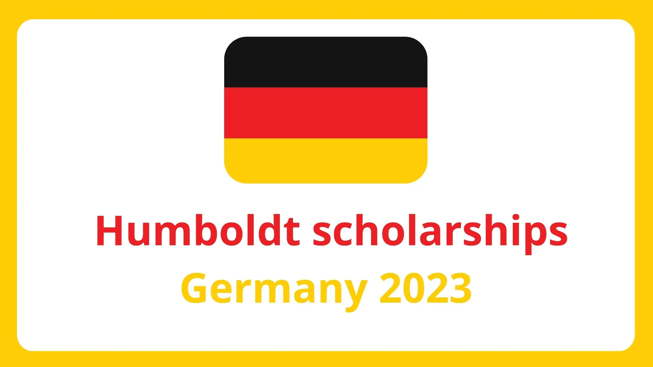 Humboldt Research Fellowships in Germany
