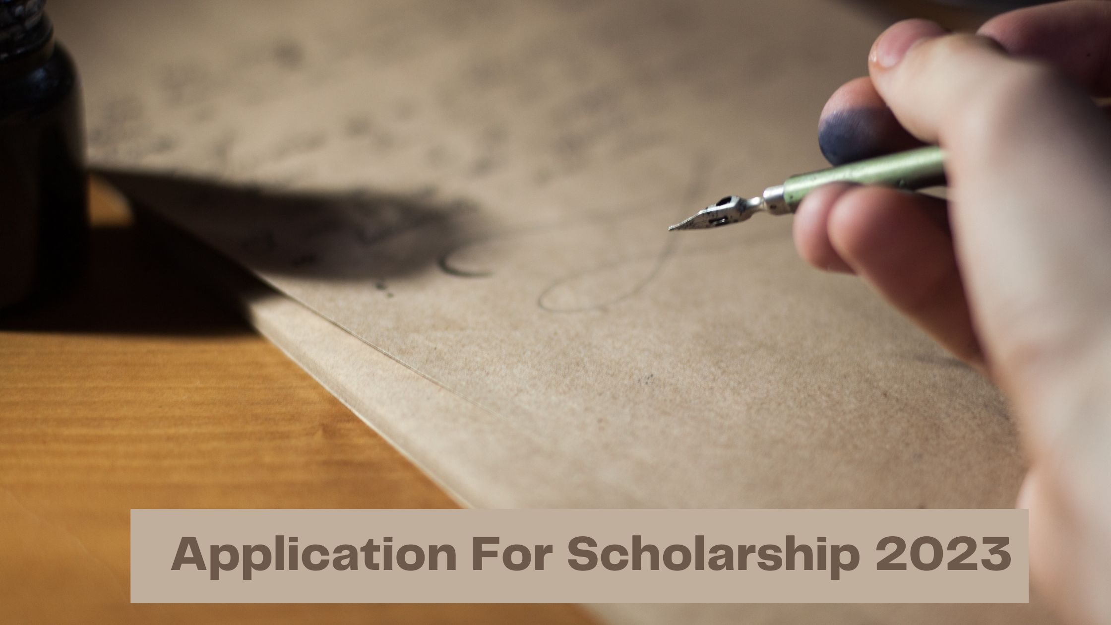 Application For Scholarship 2023