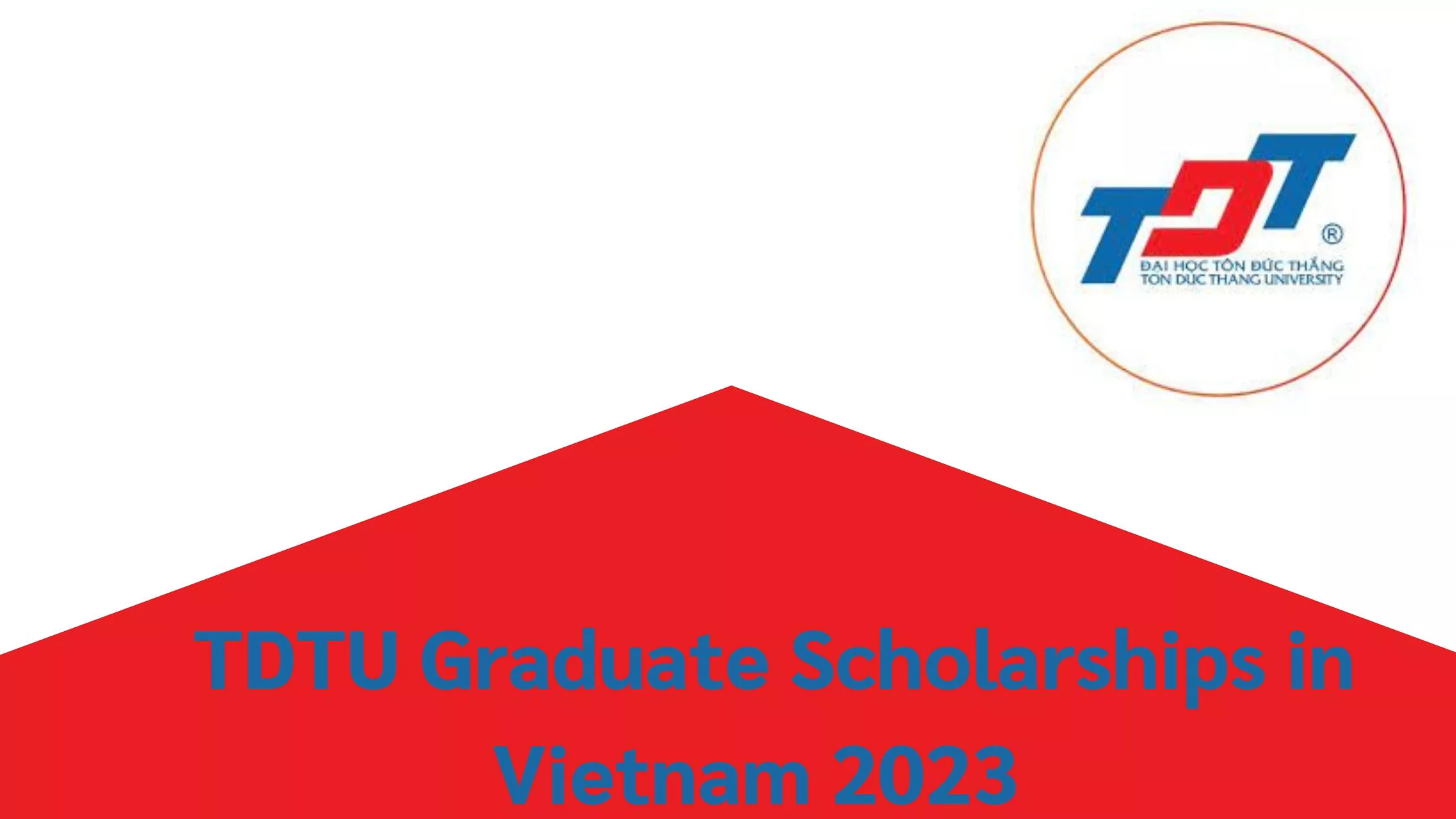 TDTU Graduate Scholarships