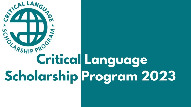 Critical Language Scholarship Program 2023
