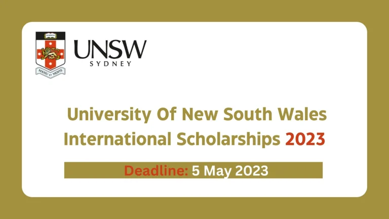 University Of New South Wales International Scholarships 2023